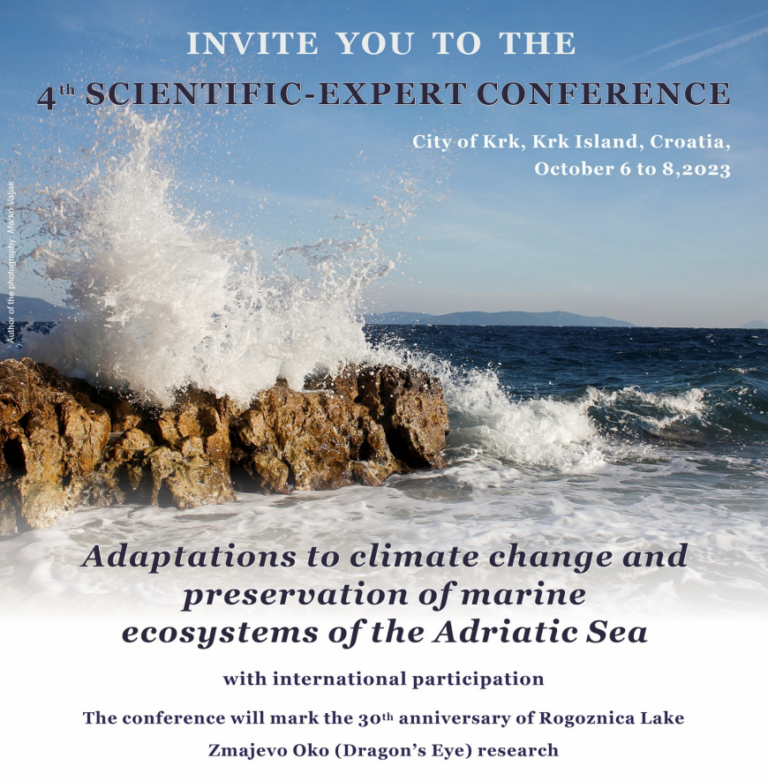 Read more about the article ClimEmpower at the 4th SCIENTIFIC-EXPERT CONFERENCE Adaptations to climate change and preservation of marine ecosystems of the Adriatic Sea